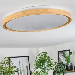 Luminaires Scandinaves-hofstein Plafonnier Sofo LED Blanc, 1 lumière, Télécommandes