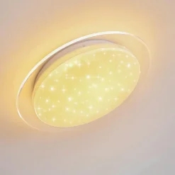 hofstein Plafonnier Soleil LED Blanc, 1 lumière