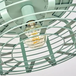 Lampes Vintages & Rétros-hofstein Plafonnier Sooke Bleu, 1 lumière