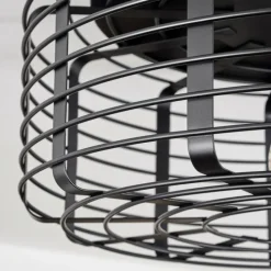 Lampes Vintages & Rétros-hofstein Plafonnier Sooke Noir, 1 lumière