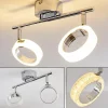 hofstein Plafonnier Soppana LED Chrome, 2 lumières