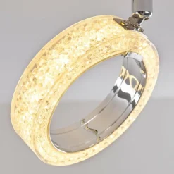 hofstein Plafonnier Soppana LED Chrome, 2 lumières