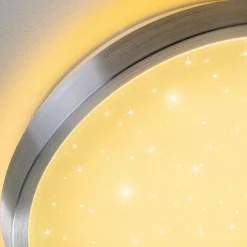 hofstein Plafonnier Sora Star LED Aluminium, 1 lumière