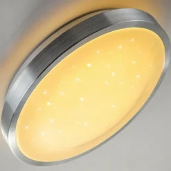 hofstein Plafonnier Sora Star LED Aluminium, 1 lumière