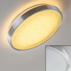 hofstein Plafonnier Sora Star LED Aluminium, 1 lumière