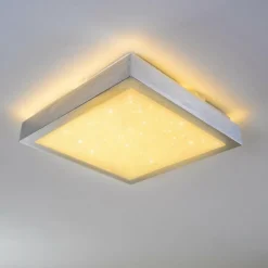 hofstein Plafonnier Sora Star LED Blanc, 1 lumière