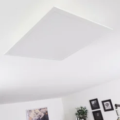 hofstein Plafonnier Sordos LED Blanc, 1 lumière, Détecteur de mouvement