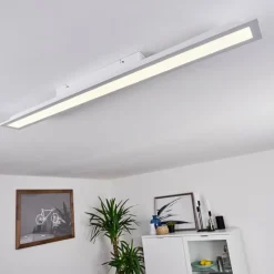 hofstein Plafonnier Sordos LED Blanc, 1 lumière, Détecteur de mouvement