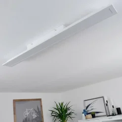 hofstein Plafonnier Sordos LED Blanc, 1 lumière, Détecteur de mouvement