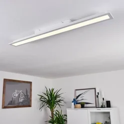 hofstein Plafonnier Sordos LED Blanc, 1 lumière, Détecteur de mouvement