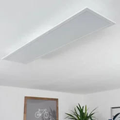 hofstein Plafonnier Sordos LED Blanc, 1 lumière, Détecteur de mouvement