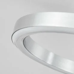 hofstein Plafonnier Sorte LED Nickel mat, 1 lumière