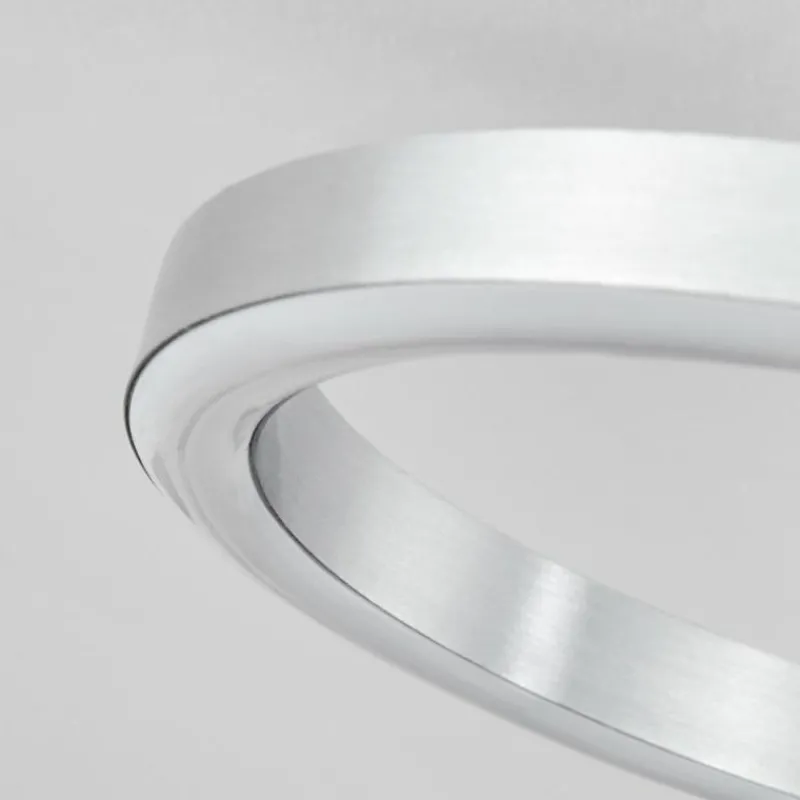 hofstein Plafonnier Sorte LED Nickel mat, 1 lumière