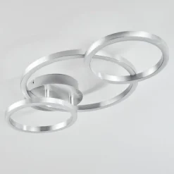 hofstein Plafonnier Sorte LED Nickel mat, 1 lumière