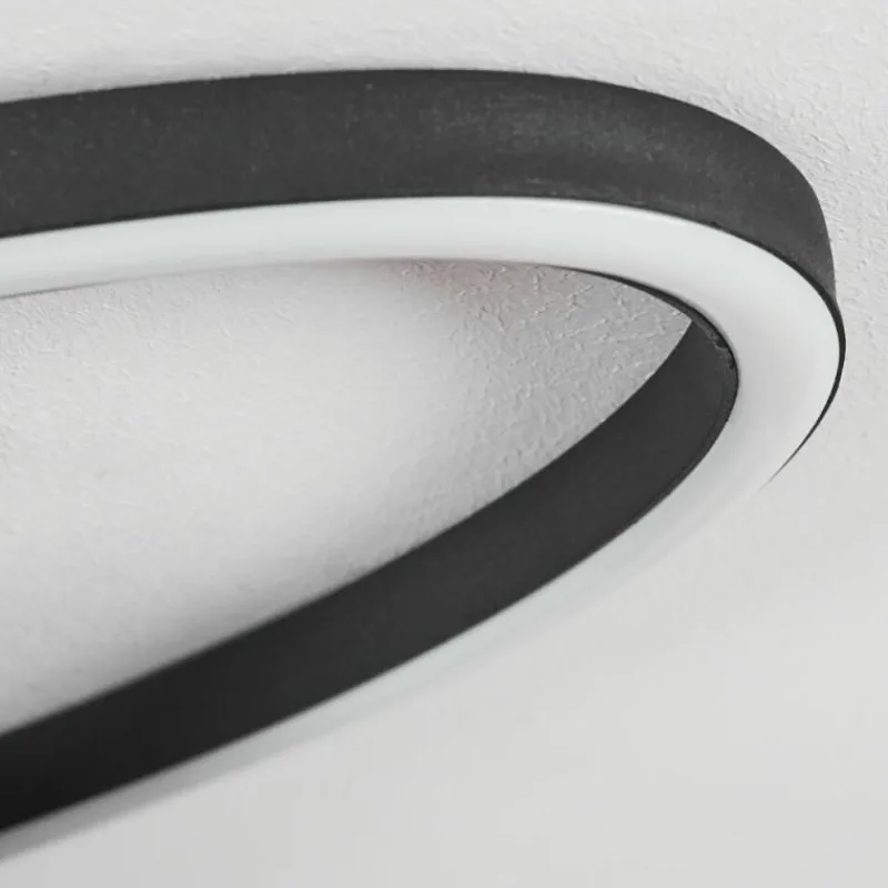 hofstein Plafonnier Sorte LED Noir, Blanc, 1 lumière