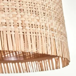 Luminaires Scandinaves-hofstein Plafonnier Soungou Écru, Noir, 5 lumières