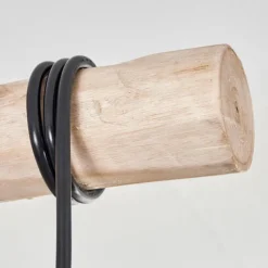 Luminaires Scandinaves-hofstein Plafonnier Soungou Écru, Noir, 3 lumières