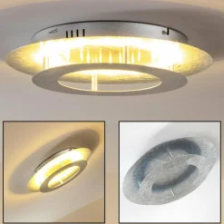 hofstein Plafonnier Springdale LED Argenté, 11 lumières* Éclairage Led