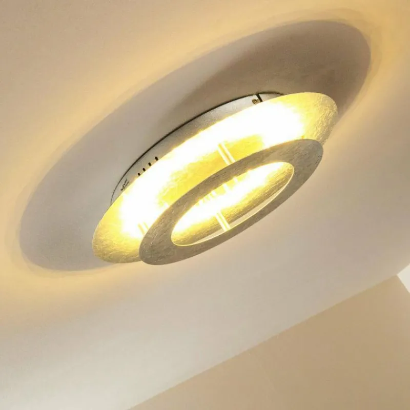 hofstein Plafonnier Springdale LED Argenté, 11 lumières* Éclairage Led
