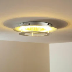 hofstein Plafonnier Springdale LED Argenté, 11 lumières* Éclairage Led