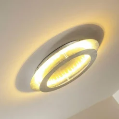 hofstein Plafonnier Springdale LED Argenté, 4 lumières* Éclairage Led