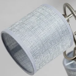 Lampes En Tissu-hofstein Plafonnier Stai Nickel mat, 3 lumières