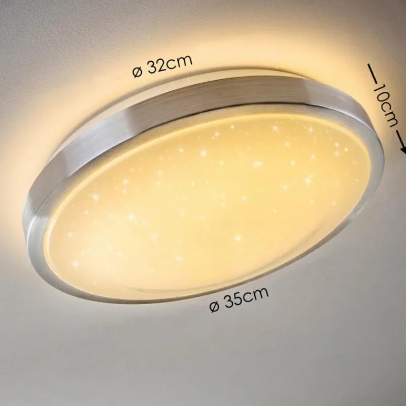 hofstein Plafonnier Star LED Blanc, 1 lumière