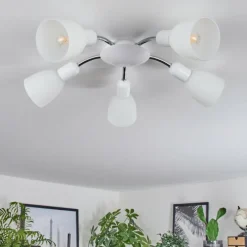 hofstein Plafonnier Starkeryd Chrome, Blanc, 5 lumières