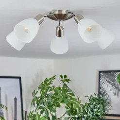 hofstein Plafonnier Starkeryd Nickel mat, 5 lumières