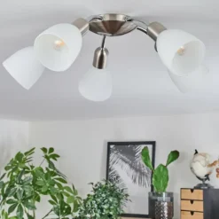 hofstein Plafonnier Starkeryd Nickel mat, 5 lumières