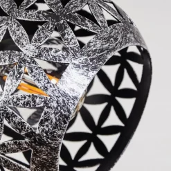 hofstein Plafonnier Stavik Noir, Argenté, 4 lumières