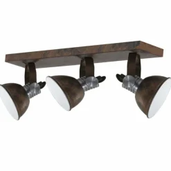 Lampes Industrielles-Luminaires Steinhauer Plafonnier Steinhauer Brooklyn Brun, 1 lumière