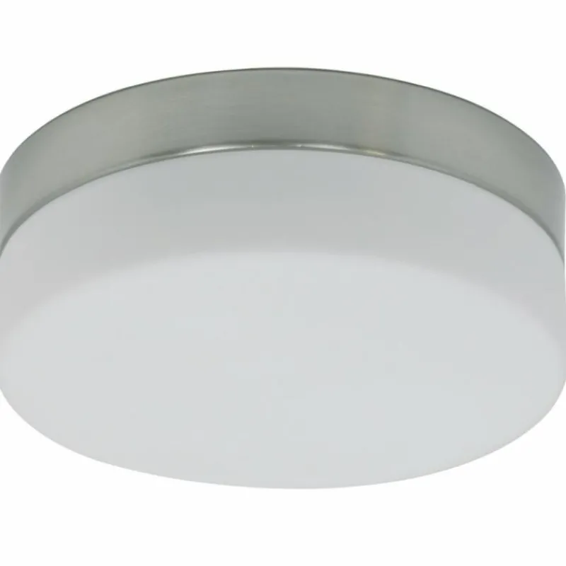 Luminaires Steinhauer Plafonnier Steinhauer Ceiling and wall LED Acier inoxydable, 1 lumière