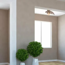 Style Boho-Chic-Luminaires Steinhauer Plafonnier Steinhauer Feuilleter Bronze, 1 lumière