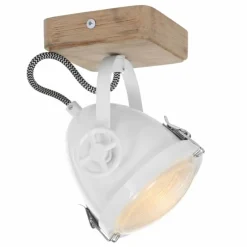 Lampes Industrielles-Luminaires Steinhauer Plafonnier Steinhauer Gearwood LED Blanc, 1 lumière