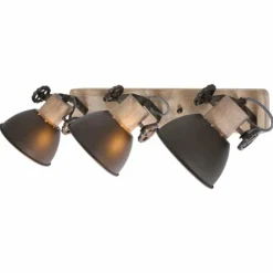 Lampes Industrielles-Luminaires Steinhauer Plafonnier Steinhauer Gearwood Anthracite, 3 lumières