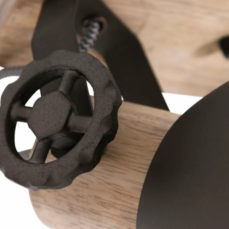 Lampes En Bois-Luminaires Steinhauer Plafonnier Steinhauer Gearwood Bois clair, 2 lumières