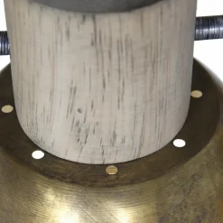 Lampes Industrielles-Luminaires Steinhauer Plafonnier Steinhauer Gearwood Bronze, Bois clair, 3 lumières