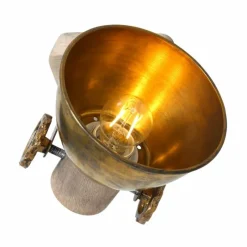 Lampes Industrielles-Luminaires Steinhauer Plafonnier Steinhauer Gearwood Bronze, 1 lumière