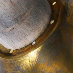 Lampes Industrielles-Luminaires Steinhauer Plafonnier Steinhauer Gearwood Bronze, 2 lumières