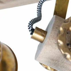 Lampes Industrielles-Luminaires Steinhauer Plafonnier Steinhauer Gearwood Bronze, 2 lumières