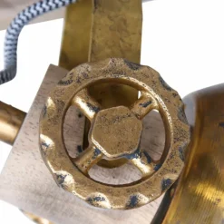 Lampes Industrielles-Luminaires Steinhauer Plafonnier Steinhauer Gearwood Bronze, 2 lumières