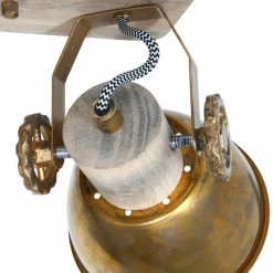 Lampes Industrielles-Luminaires Steinhauer Plafonnier Steinhauer Gearwood Bronze, 2 lumières