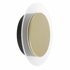 Lampes Dorées-Luminaires Steinhauer Plafonnier Steinhauer Lido LED Or, Noir, 1 lumière