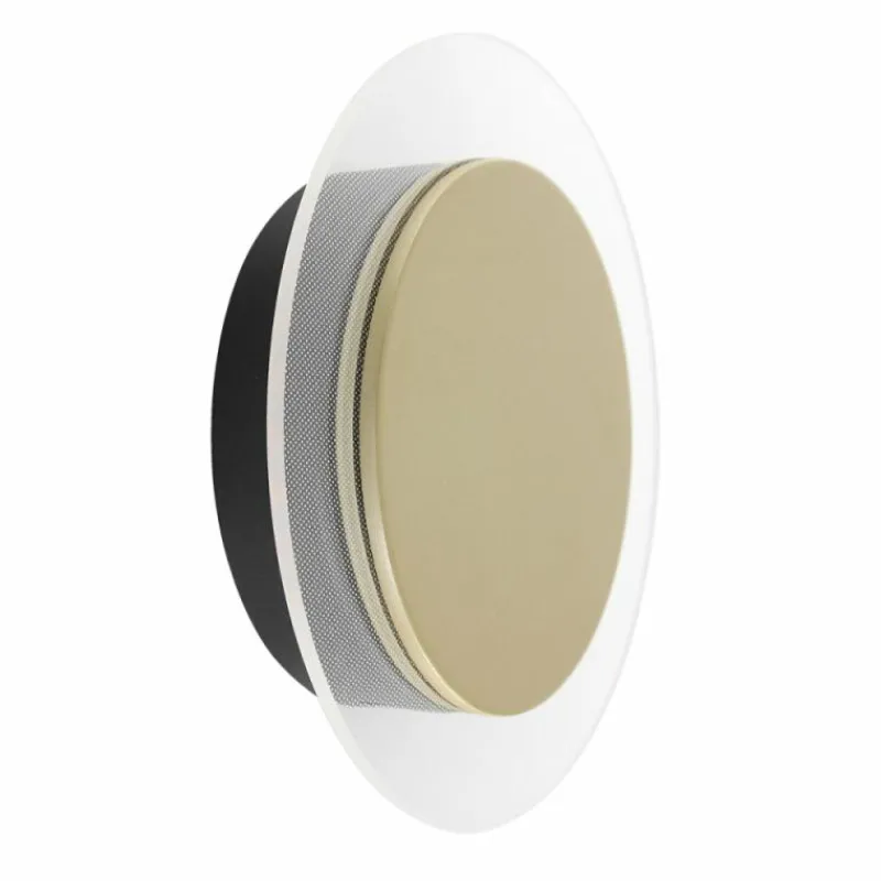 Lampes Dorées-Luminaires Steinhauer Plafonnier Steinhauer Lido LED Or, Noir, 1 lumière