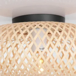 Style Boho-Chic-Luminaires Steinhauer Plafonnier Steinhauer Maze Écru, 1 lumière