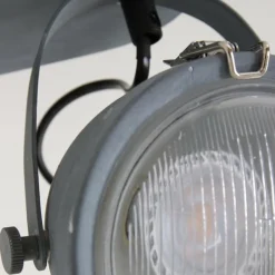 Lampes Industrielles-Luminaires Steinhauer Plafonnier Steinhauer Mexlite Gris, 2 lumières