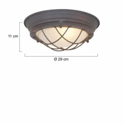 Luminaires Steinhauer Plafonnier Steinhauer Mexlite Brun, 1 lumière