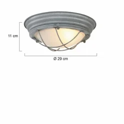 Luminaires Steinhauer Plafonnier Steinhauer Mexlite Gris, 1 lumière