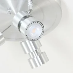 Luminaires Steinhauer Plafonnier Steinhauer Natasja LED Acier inoxydable, 3 lumières* Éclairage Led